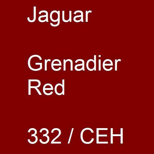 Jaguar, Grenadier Red, 332 / CEH.